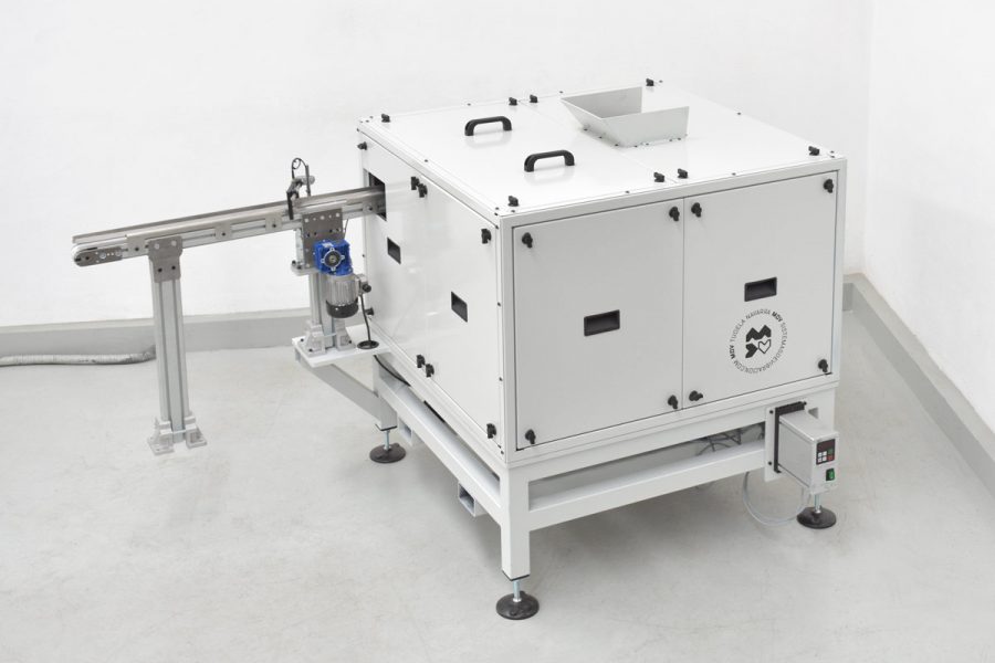 SISTEMA POSICIONADOR VIBRATORIO CON CABINA INSONORIZADA