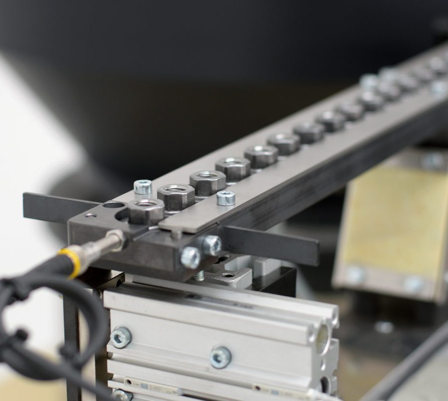 Paso a paso para posicionador vibratorio 7 tipos de tuercas con protuberancias