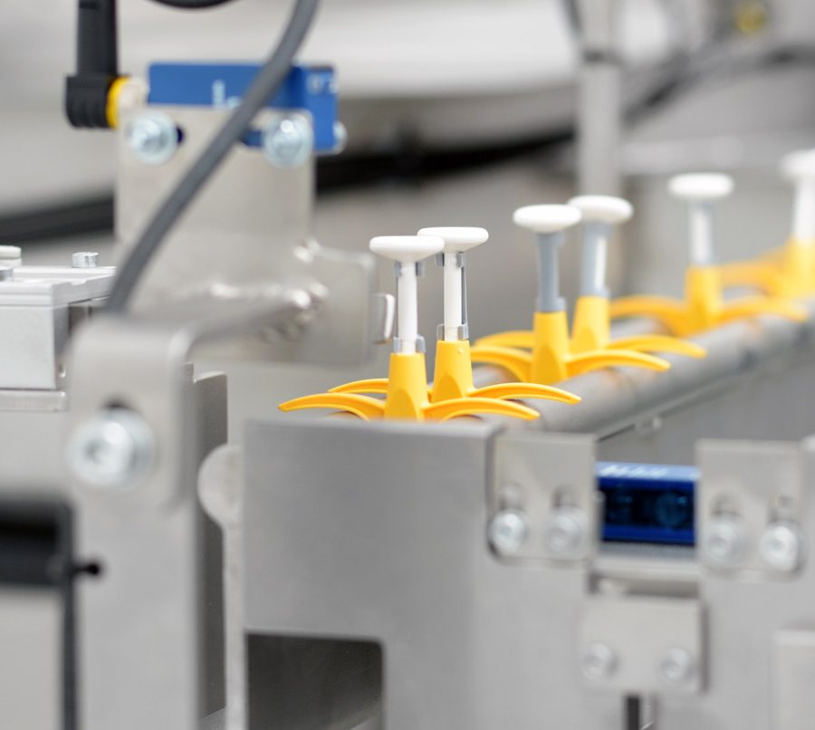 Paso a paso para posicionador vibrador dispensador de chips