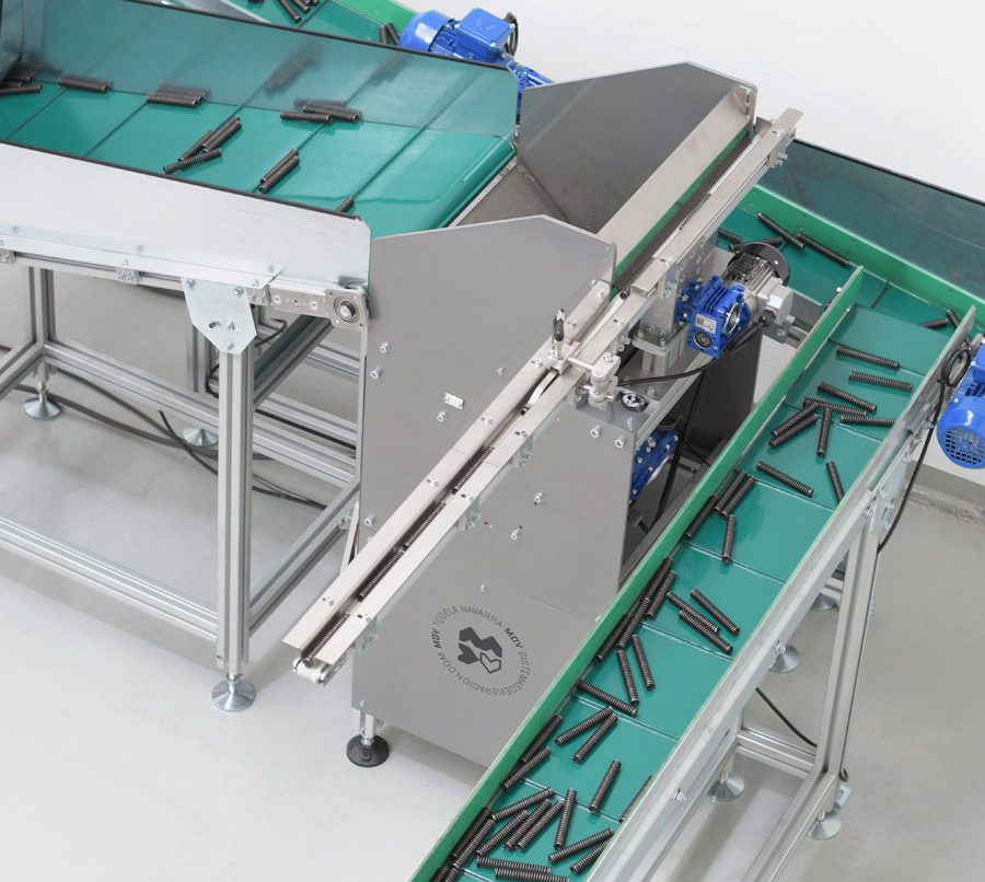 Escalator – Posicionador de piezas motorizado para varios tipos de muelles