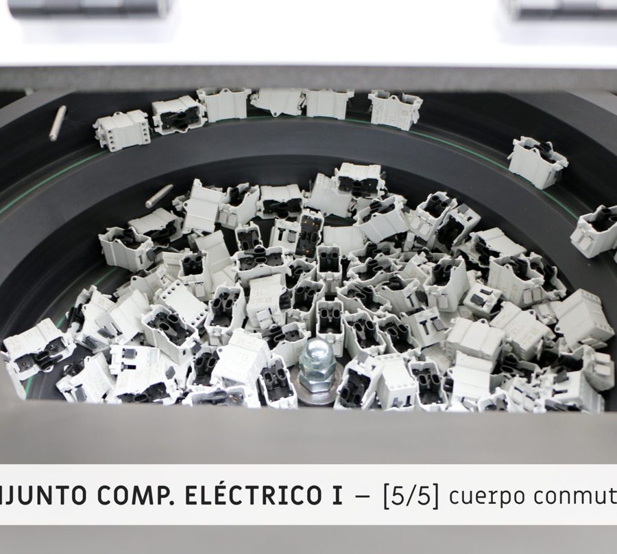 Vibrador industrial alimentador de piezas