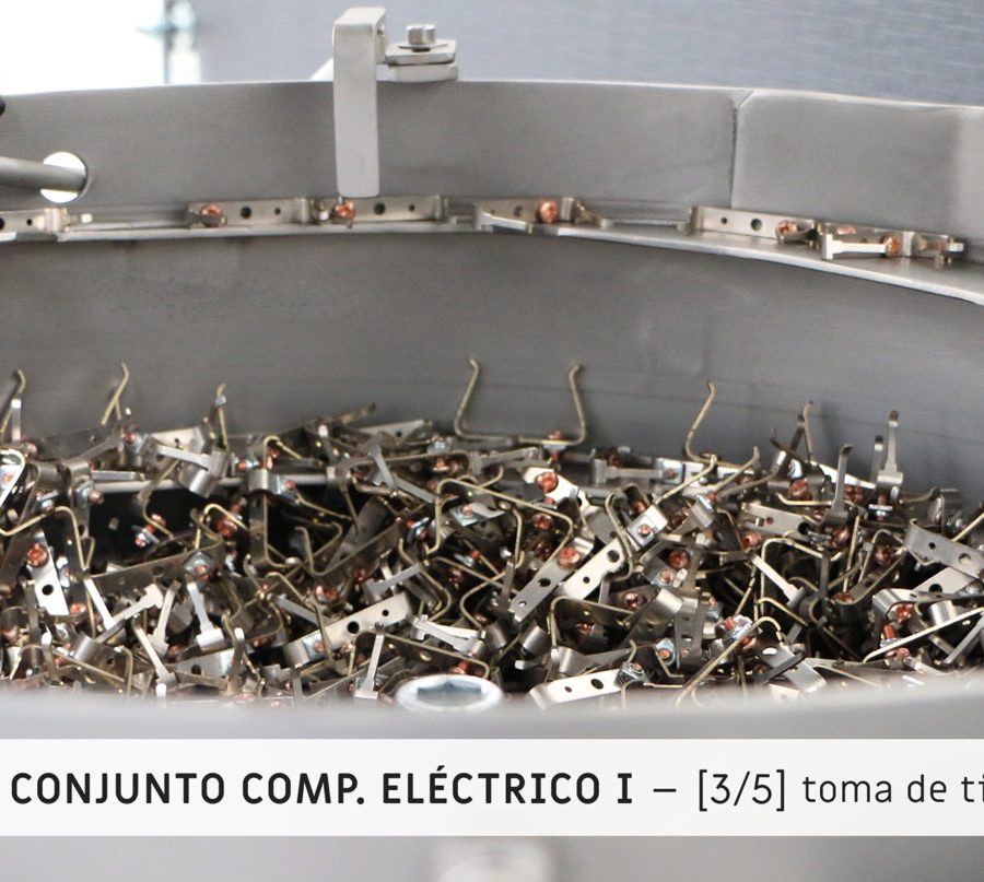 Vibrador industrial alimentador de piezas