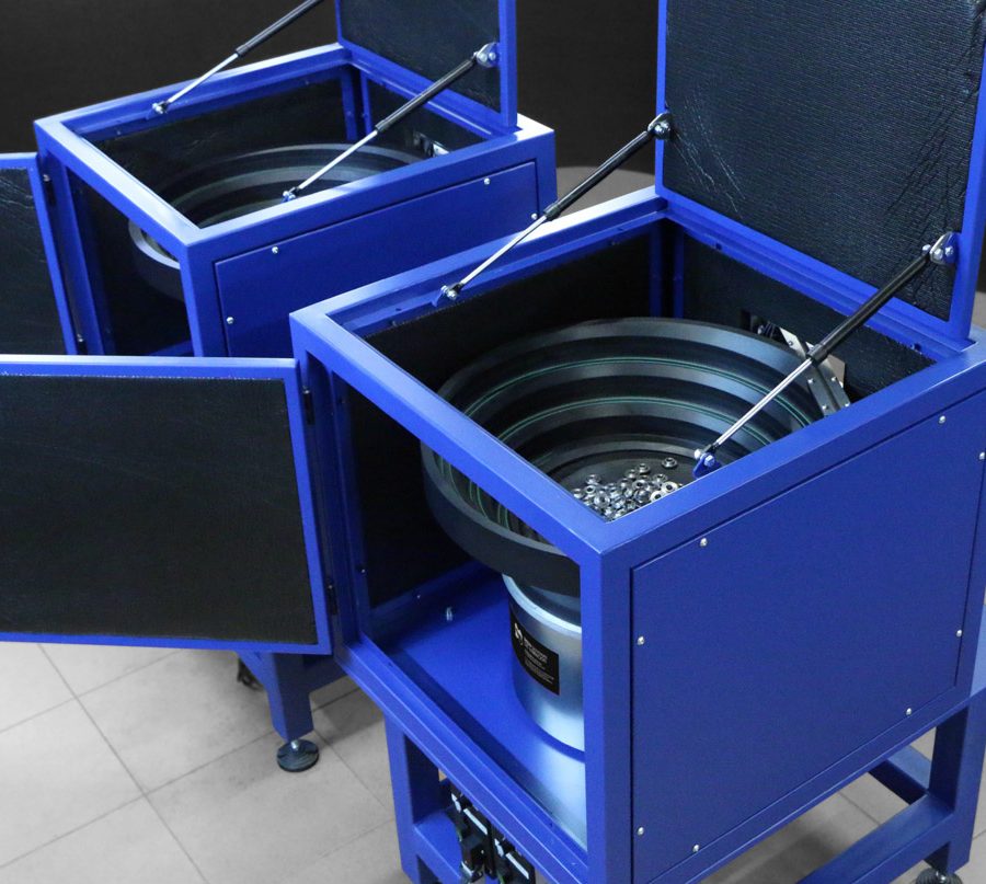 Máquinas con tolvas vibratorias de fibra