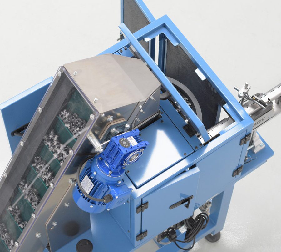 Dispensador alimentador vibratorio de casquillos